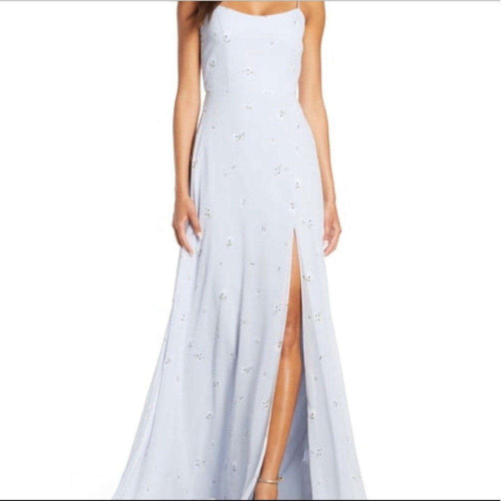 Jenny Yoo “Whisper Blue” Bridesmaid Dress